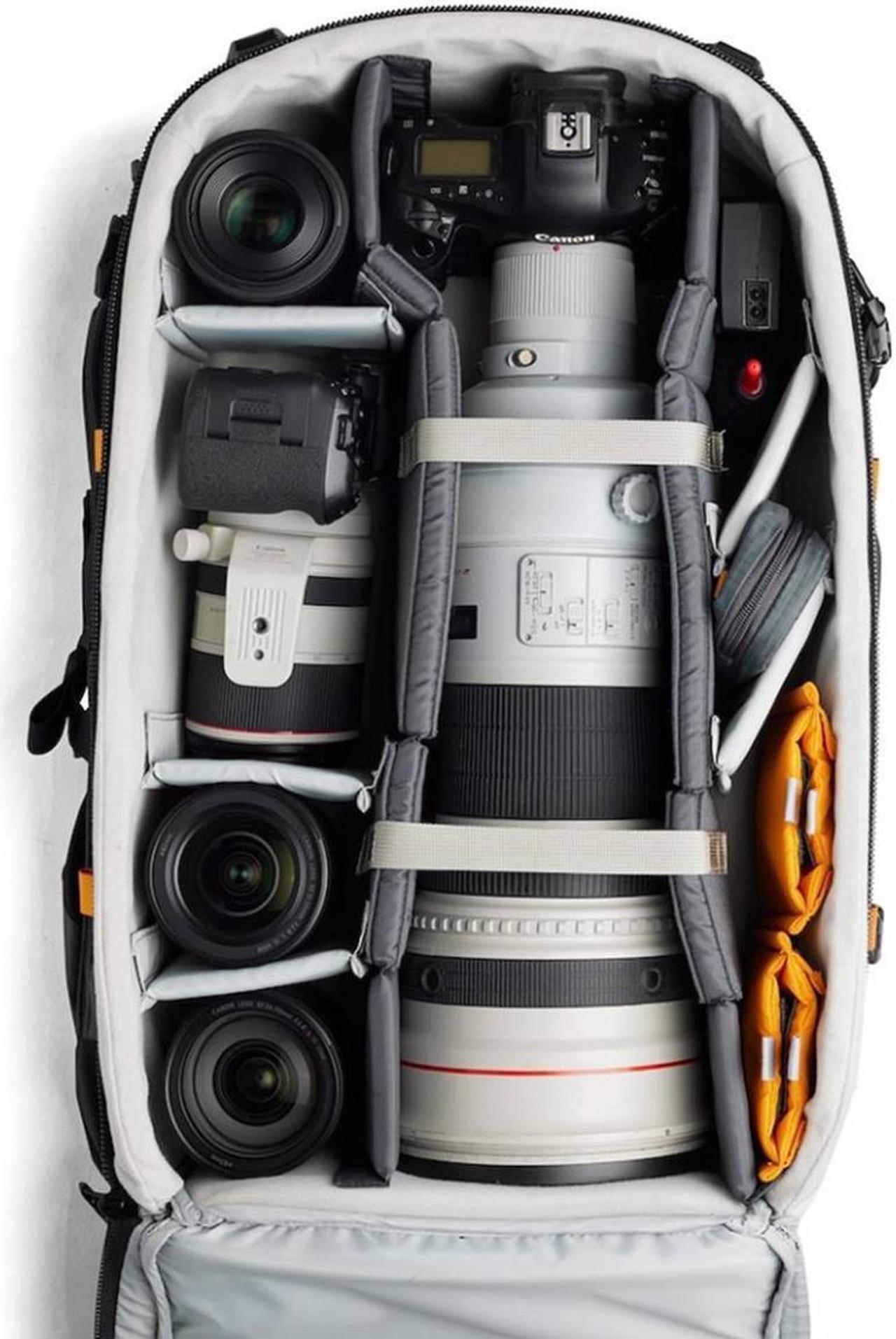 Alt view image 7 of 7 - Lowepro Pro Trekker BP 650 AW II 43L Camera Backpack, Gray #LP37481