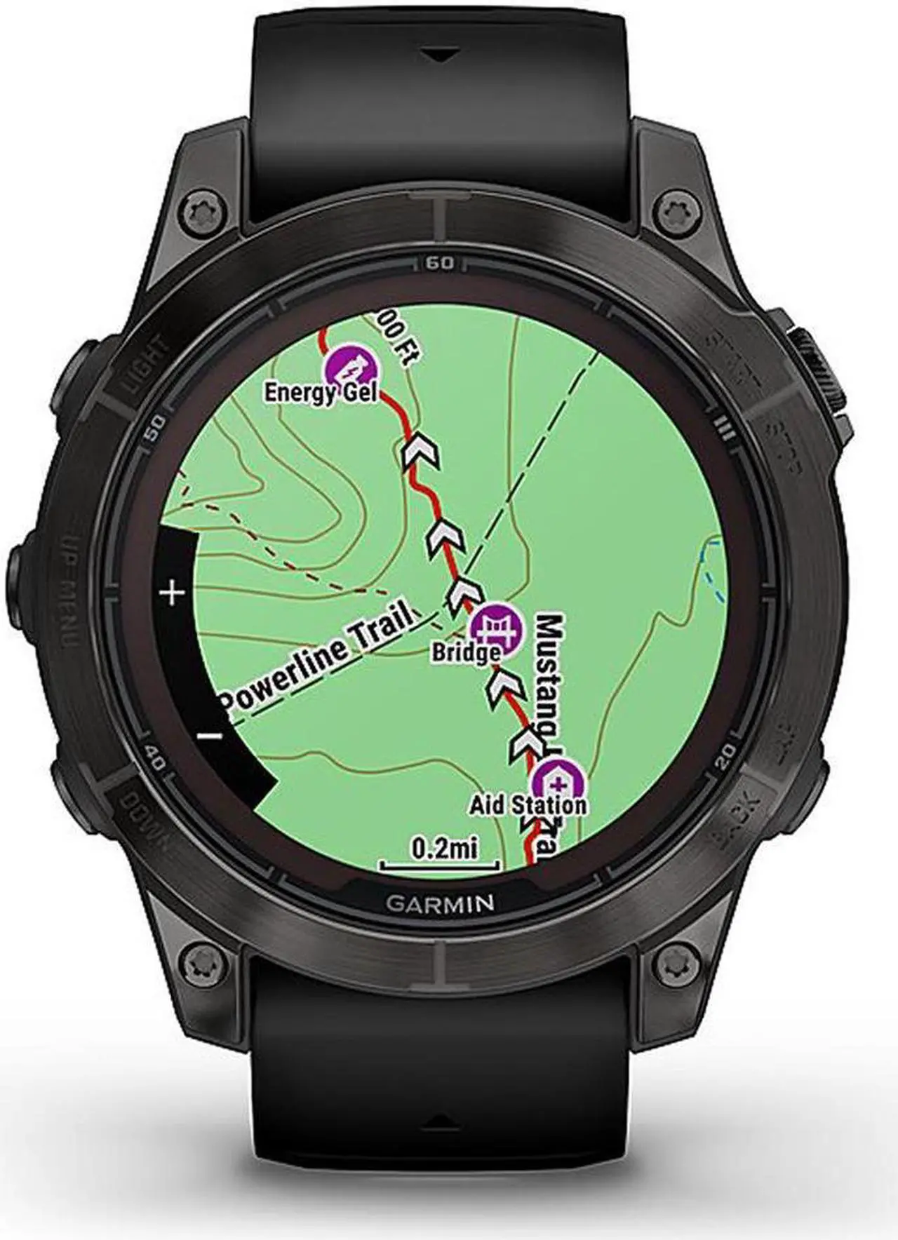Alt view image 12 of 17 - Garmin fenix 7 Pro – Sapphire Solar Edition, Carbon Gray DLC Titanium with Black Band | Solar Charging GPS Smart Watch 010-02777-10