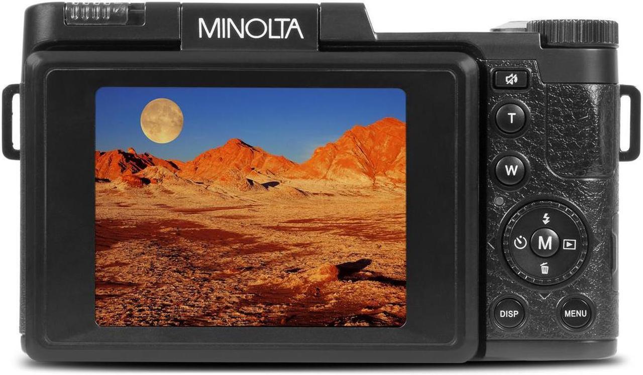 Alt view image 7 of 7 - Minolta MND30-P MND30 4x Digital Zoom 30 MP/2.7K Quad HD Digital Camera (Purple)