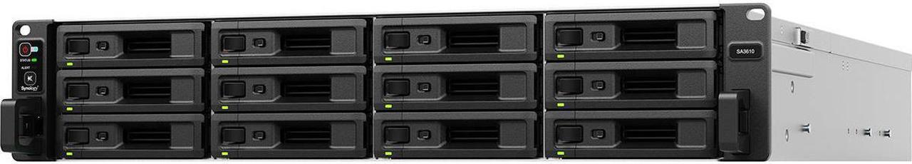 Alt view image 8 of 14 - Synology SA3610 12-Bay Diskless Rackmount NAS Storage System