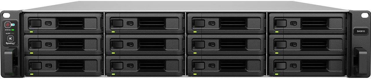 Alt view image 10 of 14 - Synology SA3610 12-Bay Diskless Rackmount NAS Storage System