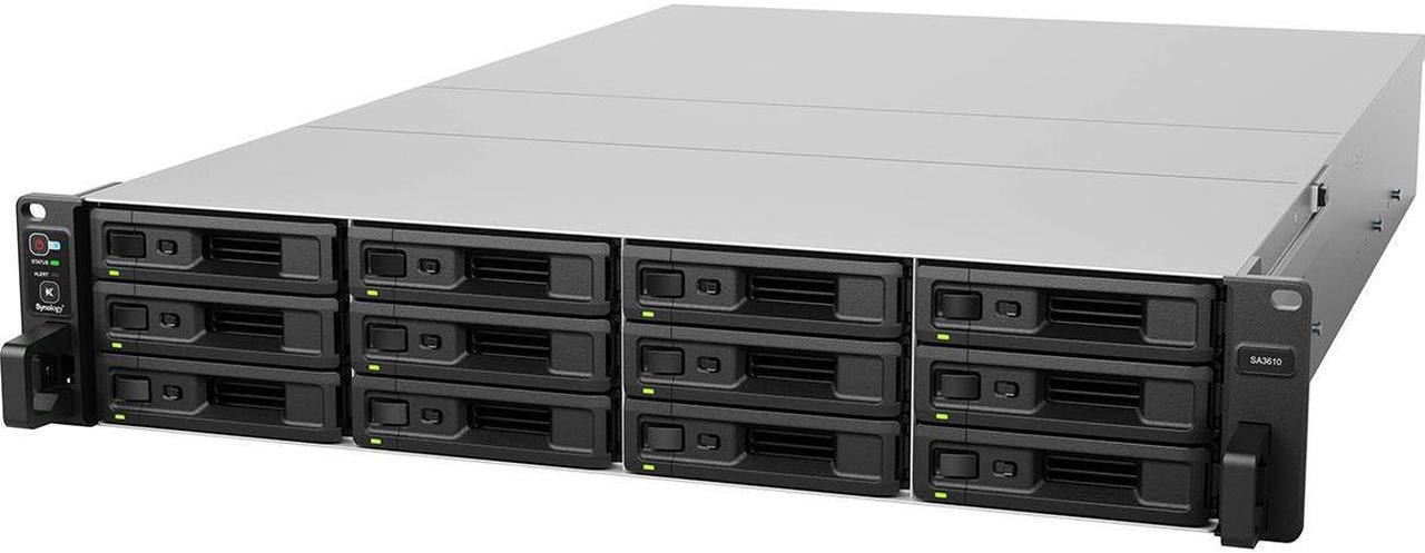 Alt view image 11 of 14 - Synology SA3610 12-Bay Diskless Rackmount NAS Storage System