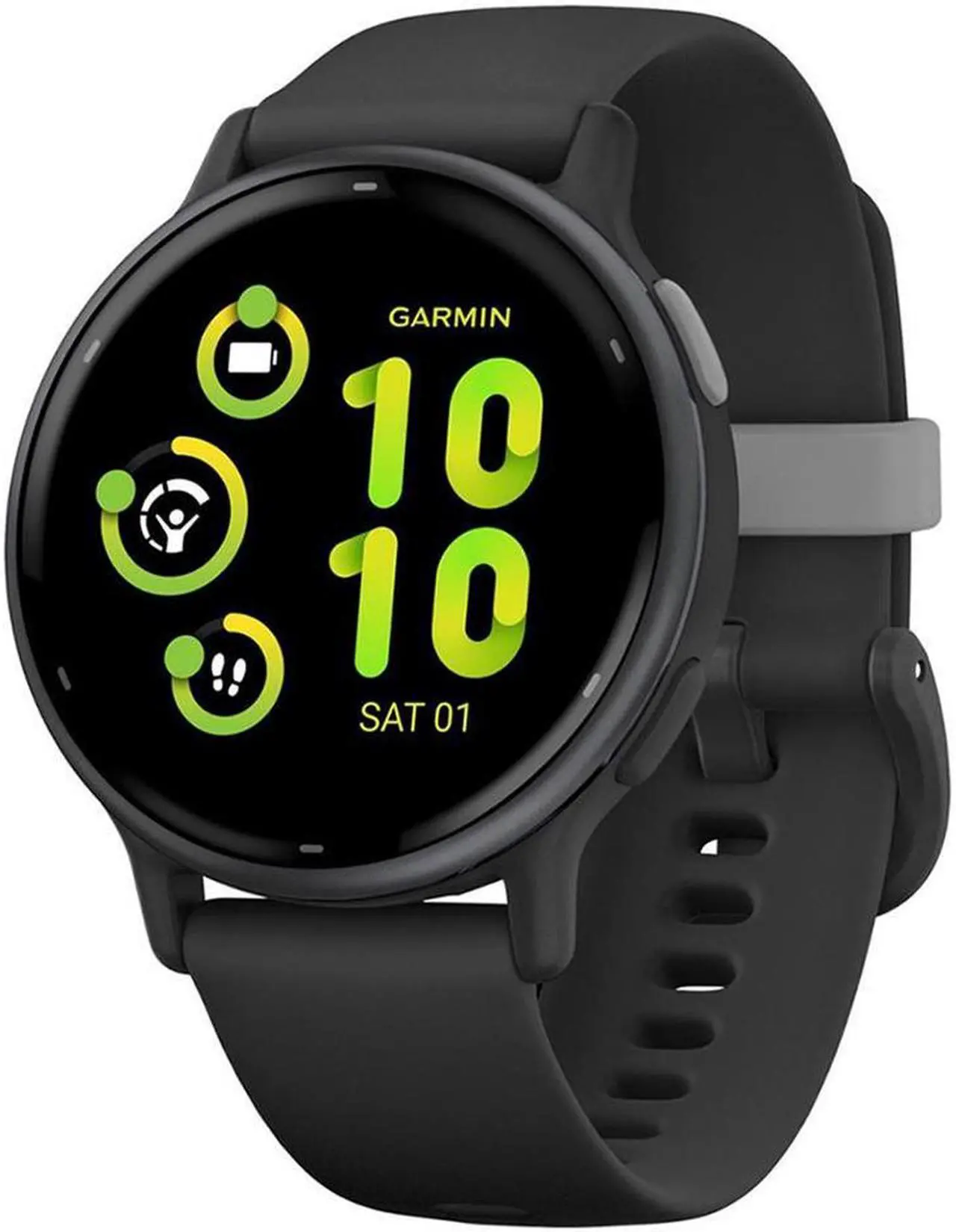 Alt view image 13 of 20 - Garmin vivoactive 5 SPORTS & FITNESS Slate Aluminum Bezel with Black Case and Silicone Band Smartwatch 010-02862-10 - Slate