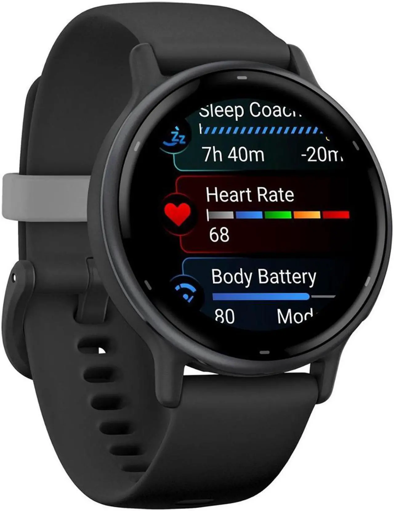 Alt view image 15 of 20 - Garmin vivoactive 5 SPORTS & FITNESS Slate Aluminum Bezel with Black Case and Silicone Band Smartwatch 010-02862-10 - Slate