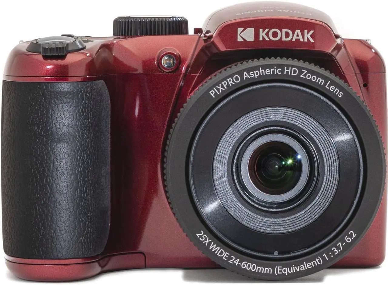 Alt view image 8 of 15 - Kodak PIXPRO AZ255 Astro Zoom 16MP Digital Camera (Red)