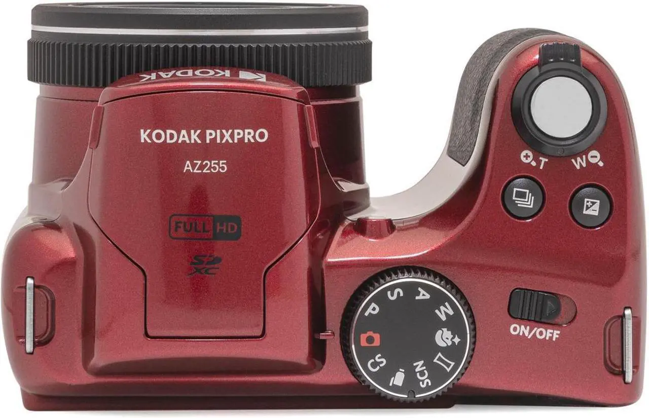 Alt view image 12 of 15 - Kodak PIXPRO AZ255 Astro Zoom 16MP Digital Camera (Red)