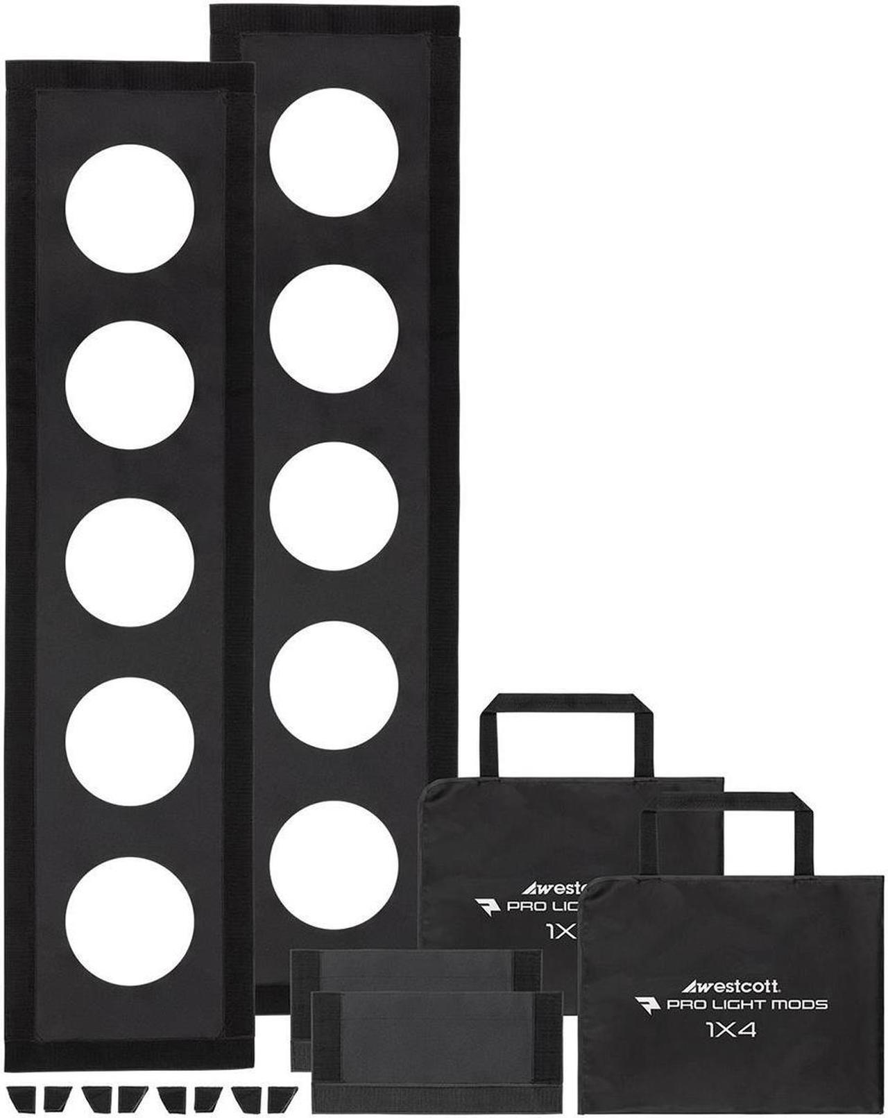 Alt view image 8 of 8 - Westcott Pro Light Mods for 1x4' Softboxes, 2-Pack #2636