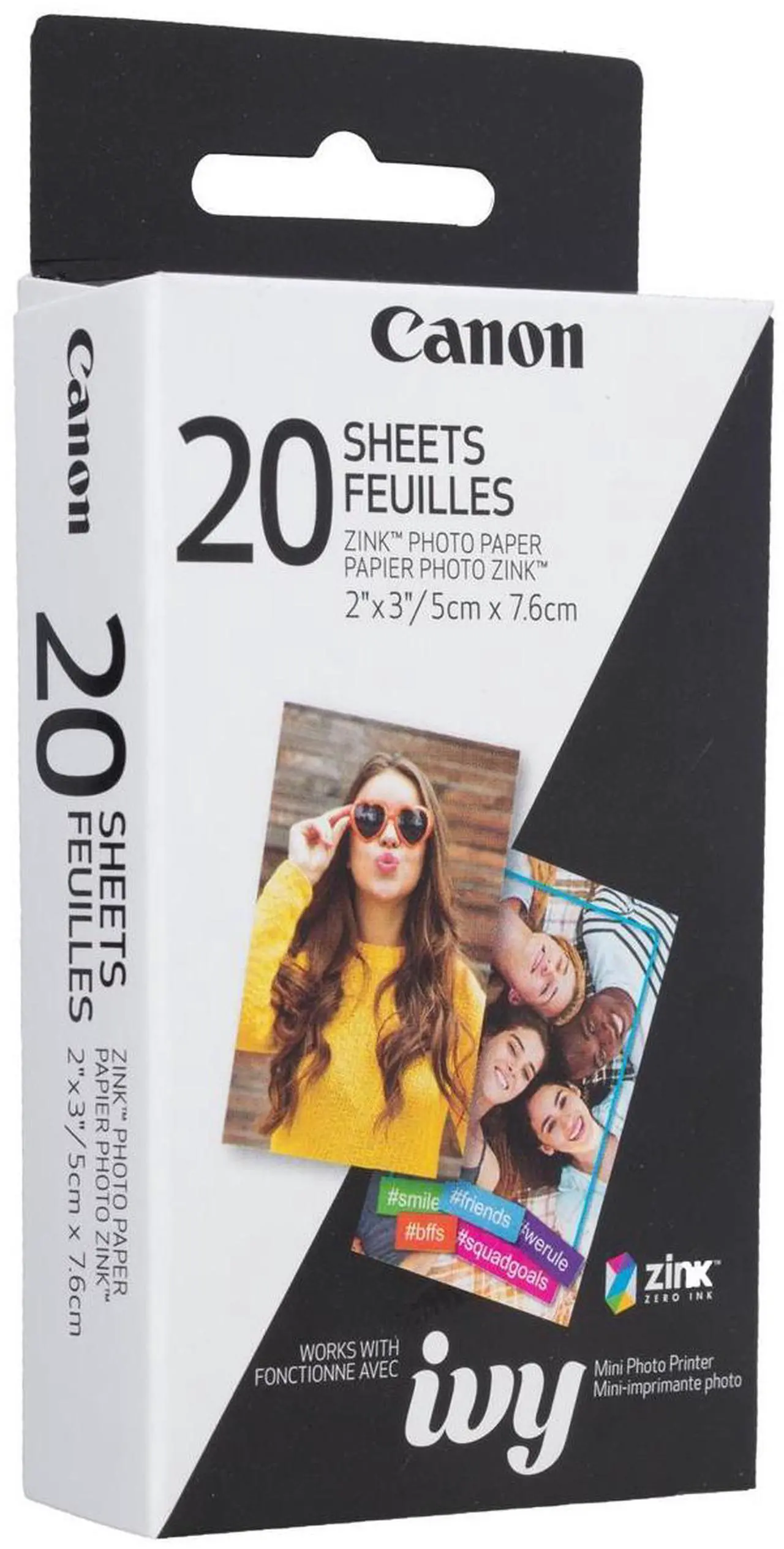 Alt view image 8 of 9 - CANON ZINK PHOTO PAPER PACK (20 SHEETS)