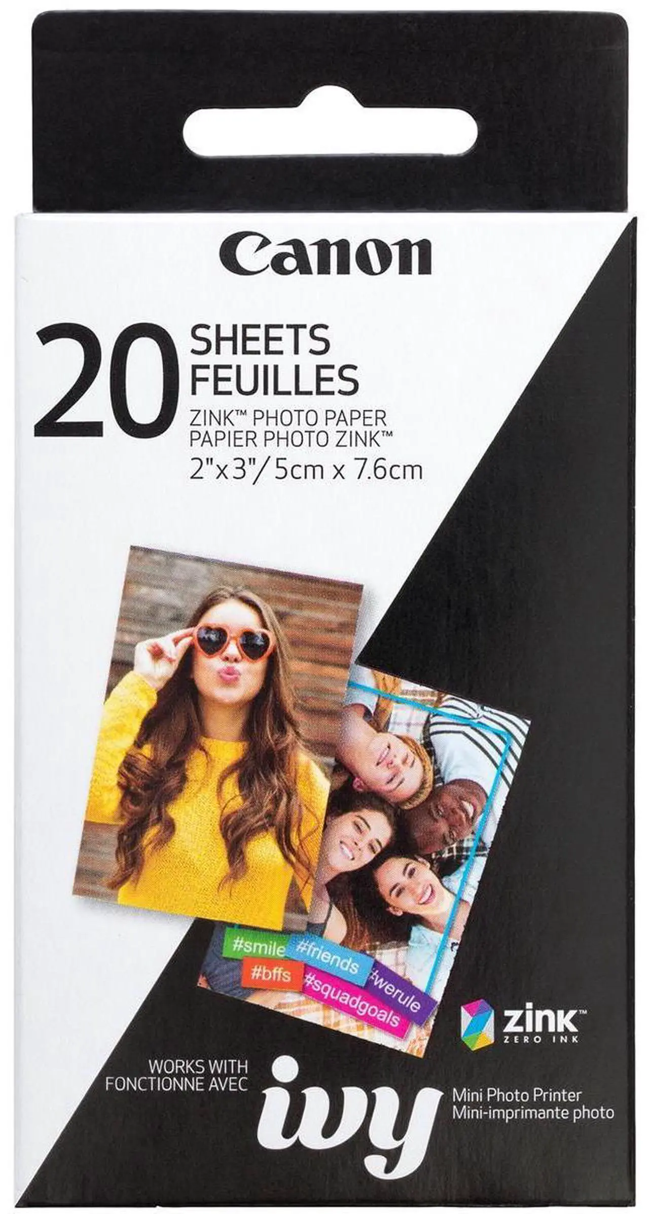 Alt view image 9 of 9 - CANON ZINK PHOTO PAPER PACK (20 SHEETS)
