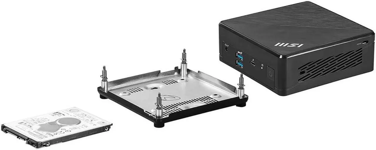 Alt view image 14 of 14 - MSI Cubi 5 12M Cubi 5 12M-093BUS Barebone System - Mini PC - Intel Core i5 12th Gen i5-1235U Deca-core (10 Core) - Intel Chip - 64 GB DDR4 SDRAM DDR4-3200/PC4-25600 Maximum RAM Support - 2 Total Memor