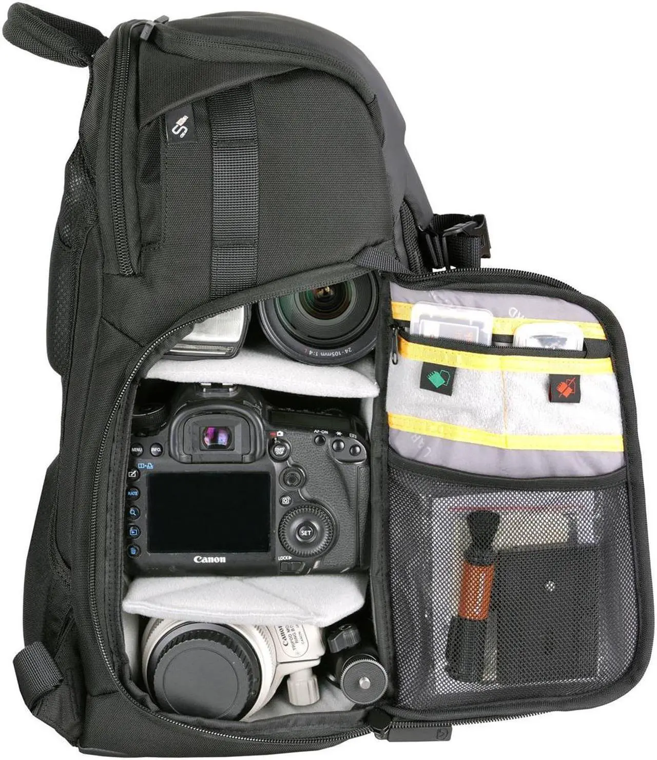 Alt view image 7 of 7 - Vanguard VEO Adaptor S41 12L Camera Backpack, Gray #VEO ADAPTOR S41 GY