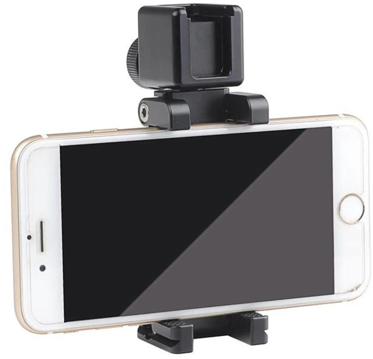 Alt view image 4 of 8 - SunwayFoto CPC-02 Mobile Phone Clamp with Tripod Mount and Arca Dovetail