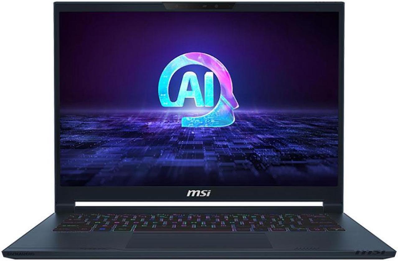 Alt view image 9 of 14 - MSI Stealth 14 AI Studio A1V Stealth 14 AI Studio A1VEG-090US 14" Gaming Notebook - Full HD Plus - Intel Core Ultra 7 155H - 16 GB - 1 TB SSD - Star Blue - Intel Chip - 1920 x 1200 - Windows 11 P