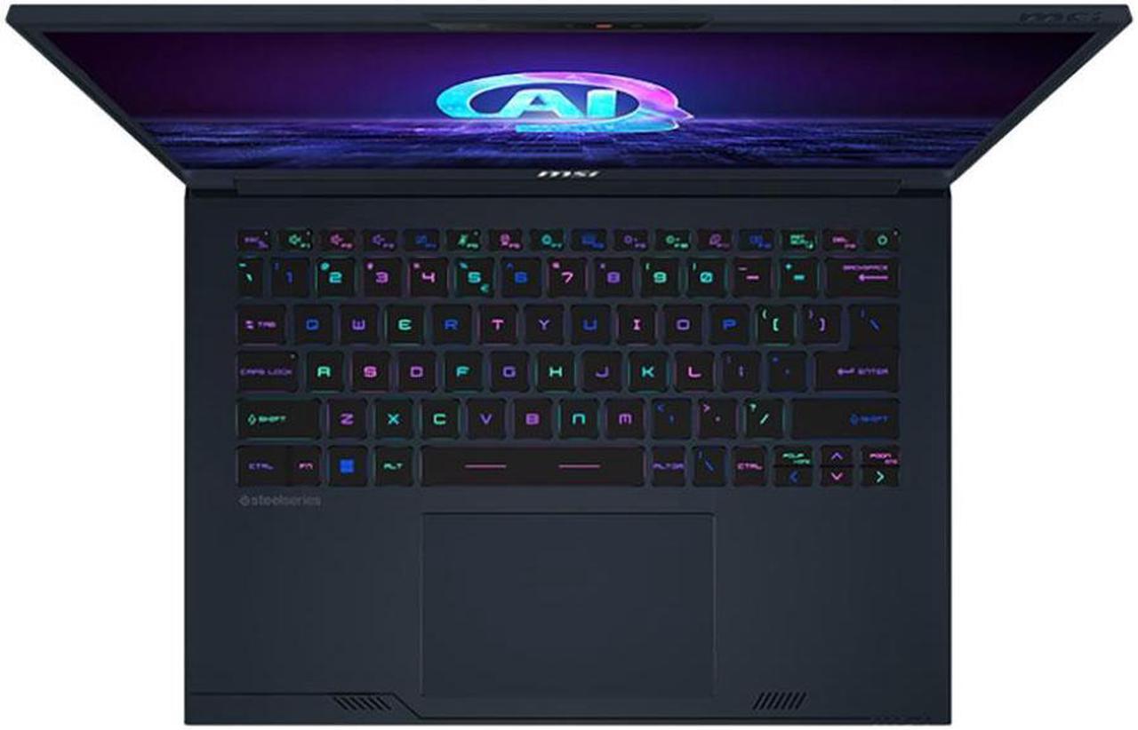 Alt view image 13 of 14 - MSI Stealth 14 AI Studio A1V Stealth 14 AI Studio A1VEG-090US 14" Gaming Notebook - Full HD Plus - Intel Core Ultra 7 155H - 16 GB - 1 TB SSD - Star Blue - Intel Chip - 1920 x 1200 - Windows 11 P