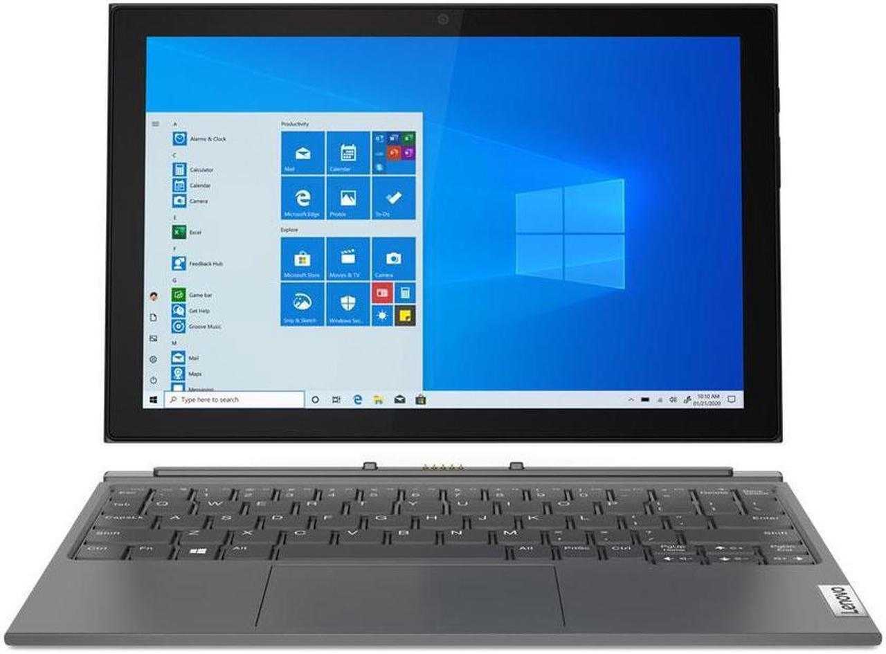 Alt view image 17 of 20 - Lenovo IdeaPad Duet 3 10IGL5 Intel Celeron N4020 4GB Memory 64 GB eMMC Intel UHD Graphics 600 10.3" Touchscreen 1920 x 1200 Detachable 2-in-1 Laptop Windows 10 Pro 64-bit 82AT006HUS
