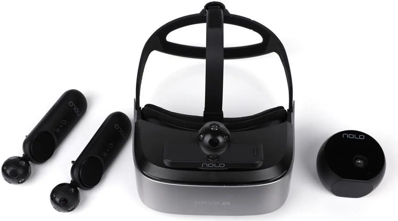 Alt view image 2 of 7 - DPVR E3 4K Gaming Combo with E3 4K VR Gaming Headset and NOLO Controller
