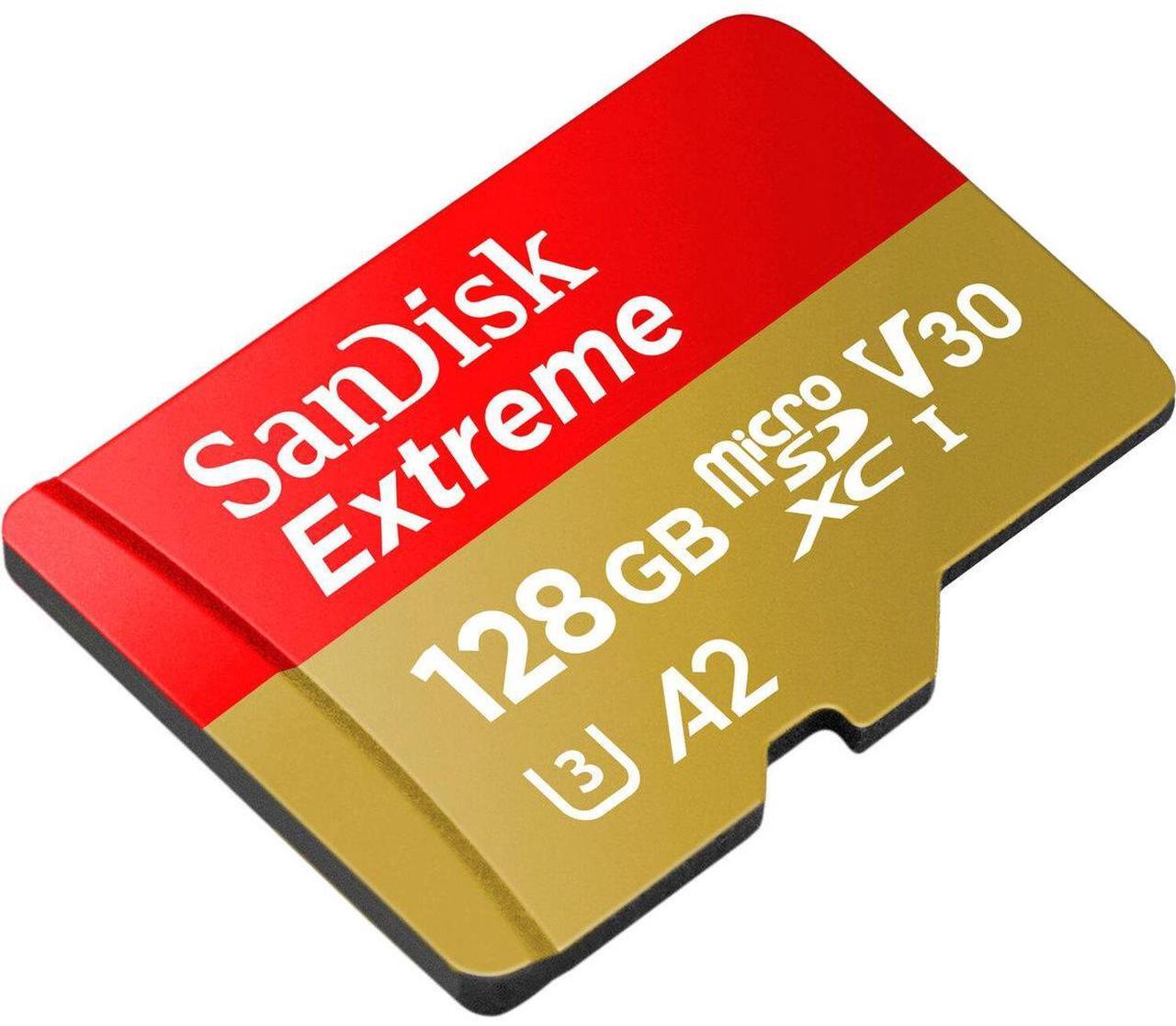 Alt view image 6 of 8 - 128GB SanDisk Extreme microSDXC Card for Mobile Gaming 4K UHD A2