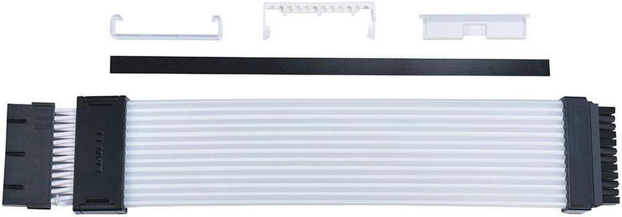 Alt view image 12 of 13 - Lian Li Strimer Wireless 24 Pin - Addressable RGB Power Extension Cable with 2.4 GHz Wireless Control -  12 Light Guides - Wireless Controller Included; a controller is required for use. (PW24-1W-T)