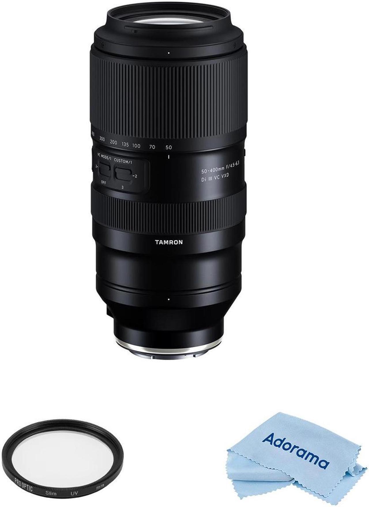 Main image of Tamron 50-400mm f/4.5-6.3 Di III VC VXD Lens for Sony E with Accessories Kit