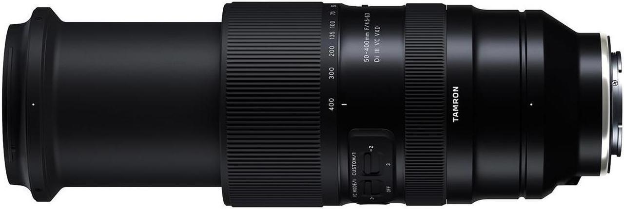 Alt view image 5 of 7 - Tamron 50-400mm f/4.5-6.3 Di III VC VXD Lens for Sony E with Accessories Kit