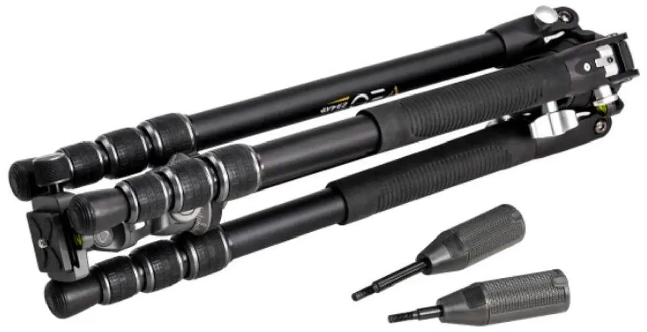 Alt view image 2 of 5 - Vanguard VEO 3T+ 234AP 4-Section Aluminum Travel Tripod with Pan Head, Black