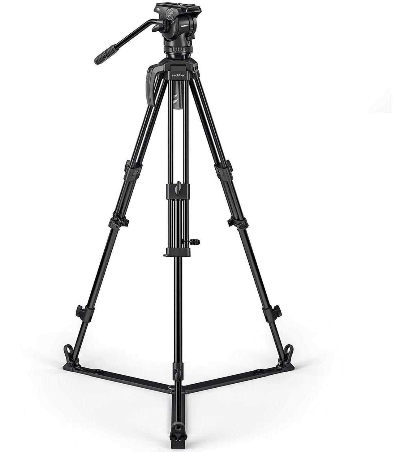 Alt view image 2 of 7 - Sachtler Ace M MK II Fluid Head w/Ace 75/2 AL MK II Tripod,SP 75 Ground Spreader