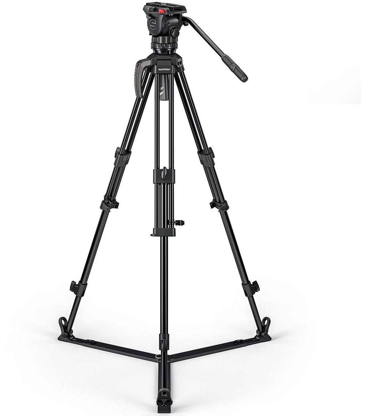 Alt view image 4 of 7 - Sachtler Ace M MK II Fluid Head w/Ace 75/2 AL MK II Tripod,SP 75 Ground Spreader