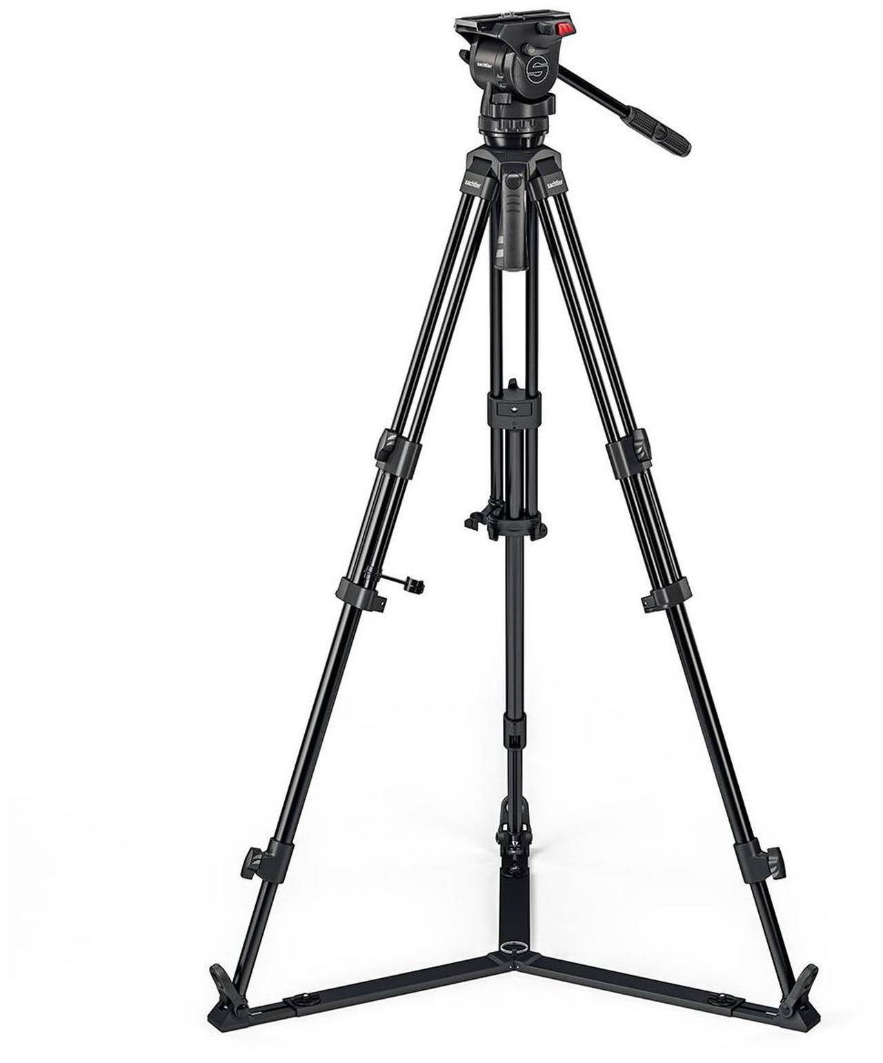 Alt view image 6 of 7 - Sachtler Ace M MK II Fluid Head w/Ace 75/2 AL MK II Tripod,SP 75 Ground Spreader