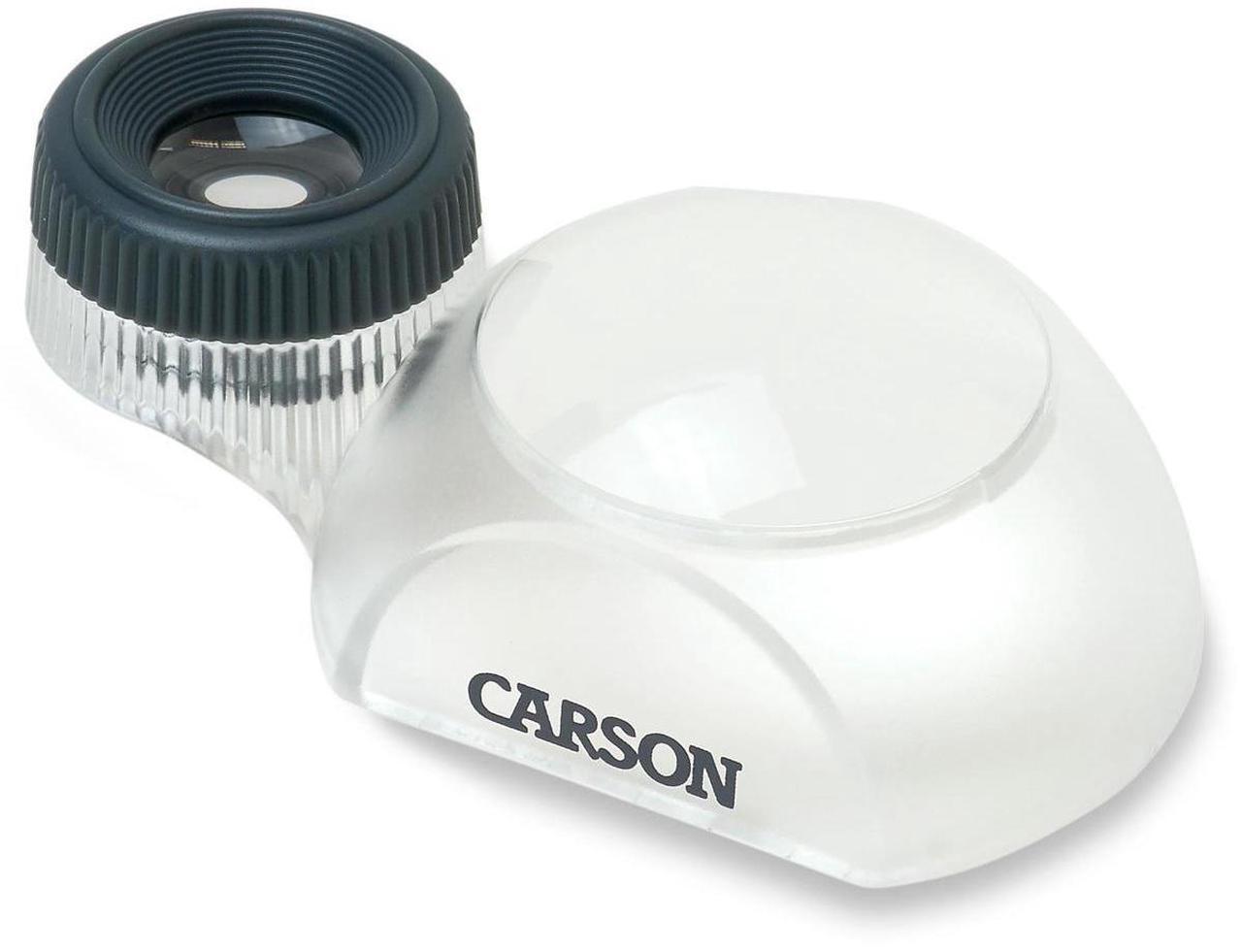 Main image of Carson DV-30 DualView 3x Stand Magnifier with 12x Focusing Loupe