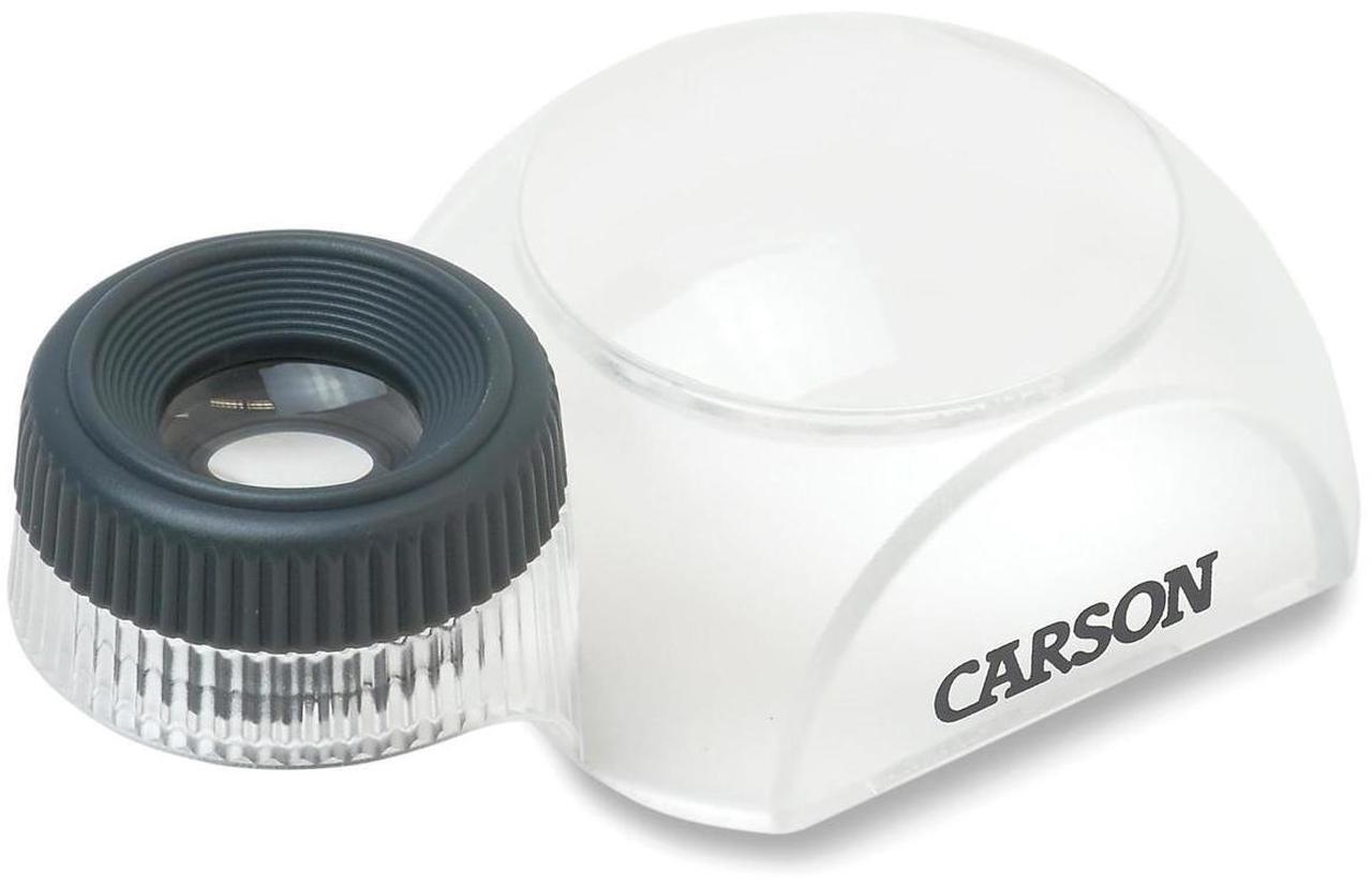 Alt view image 5 of 6 - Carson DV-30 DualView 3x Stand Magnifier with 12x Focusing Loupe