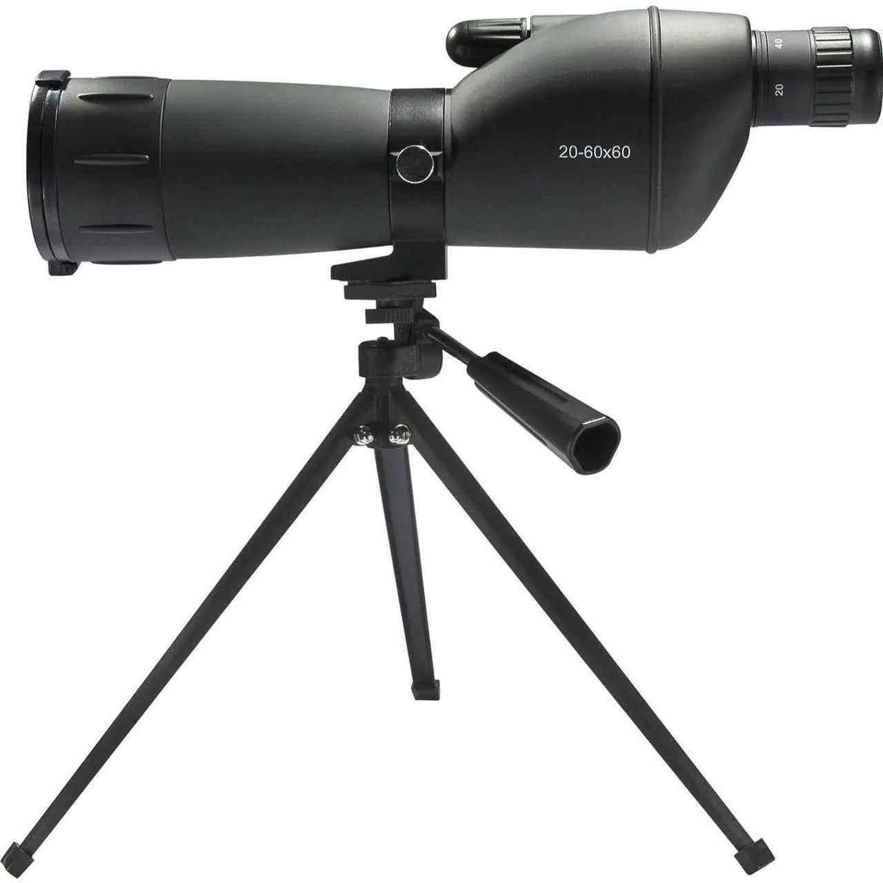 Alt view image 13 of 15 - Barska Colorado 20-60x60 Straight-Body Spotting Scope w/ Tripod CO10866