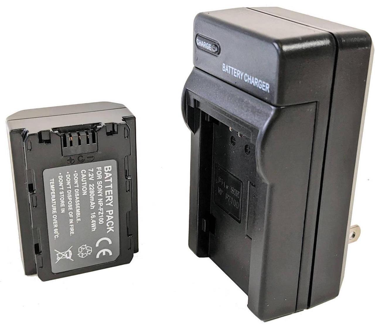 Main image of Bescor FZ100 Battery and Charger Kit for Select Sony Cameras #BESCOR FZ 100