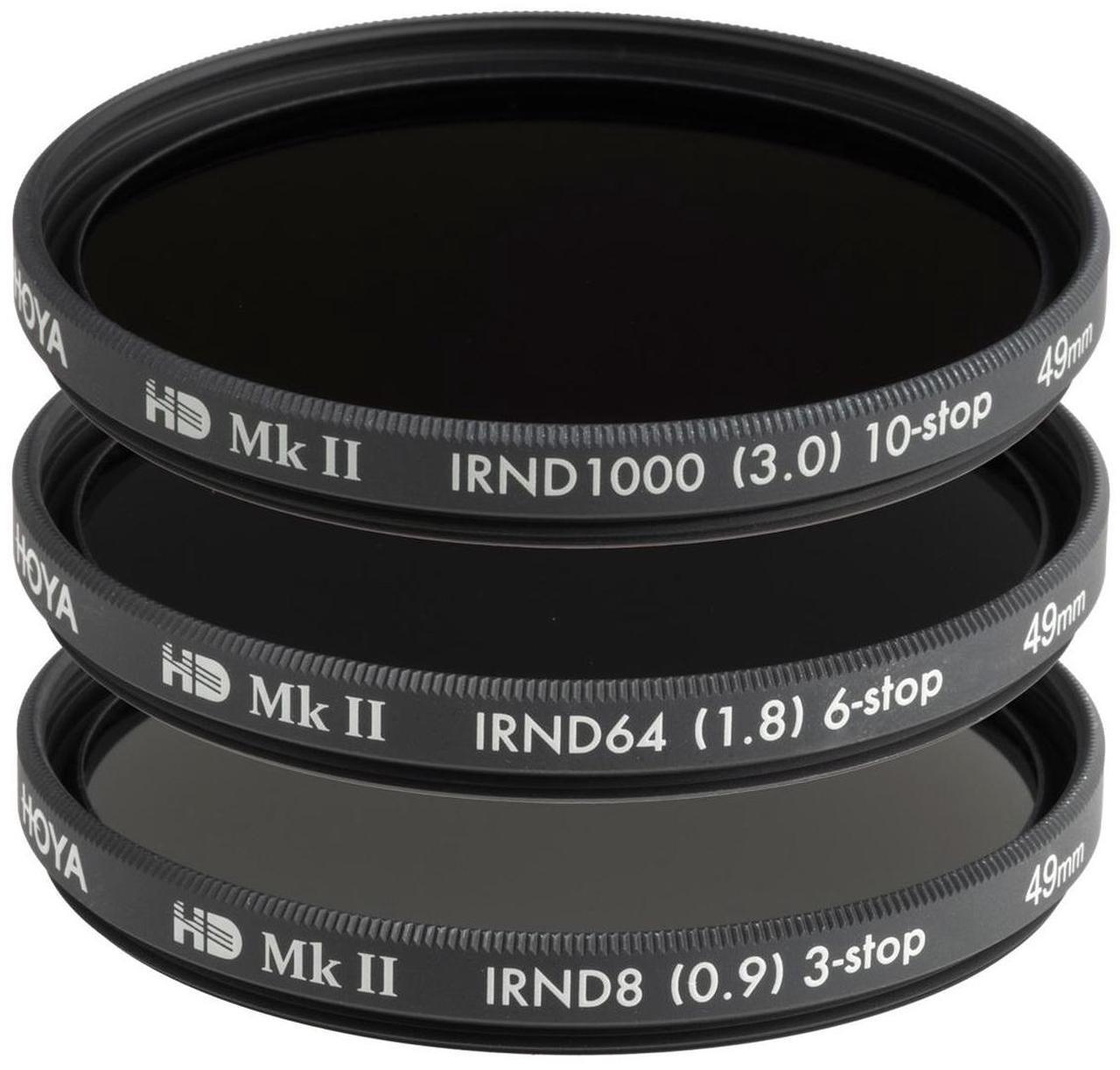 Main image of Hoya 49mm HD MKII IRND Neutral Density Filters Kit #XHDII-49IRNDKIT