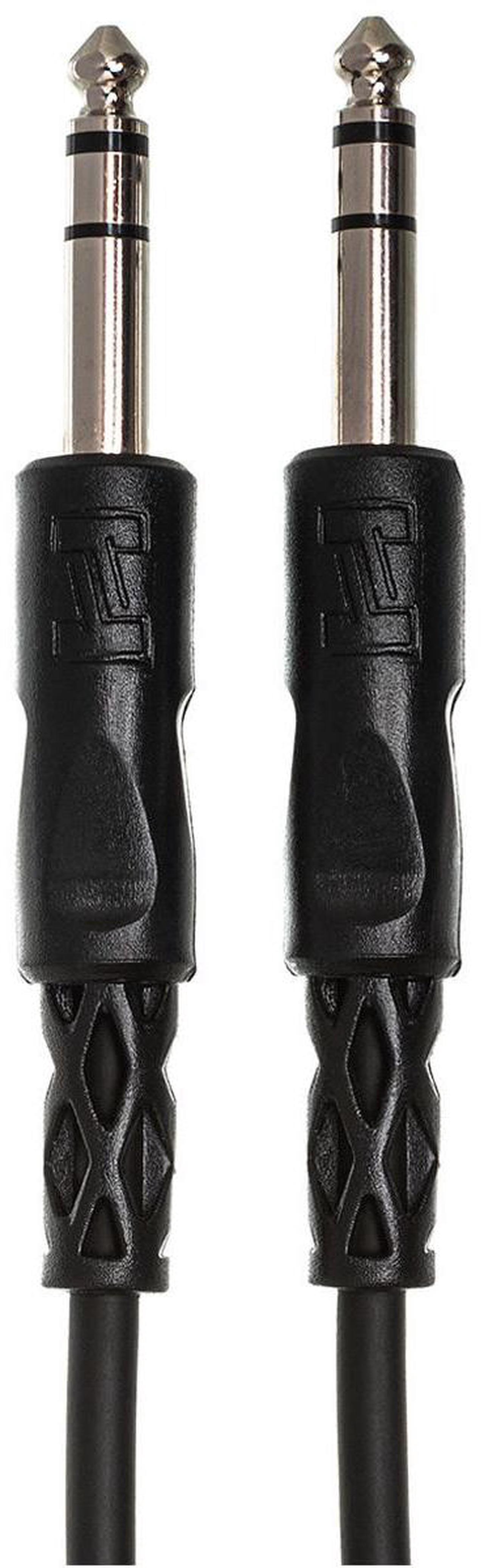 Alt view image 4 of 5 - Hosa Technology 2x Stereo 1/4" Male Phone to 1/4" Male Phone TRS Cable, 15'