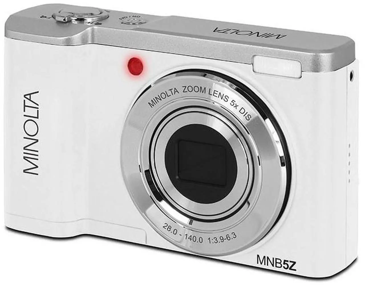 Alt view image 6 of 7 - Minolta MNB5Z 56MP 5K UHD 2.8" LCD Screen Digital Camera, White, w/Essential Kit