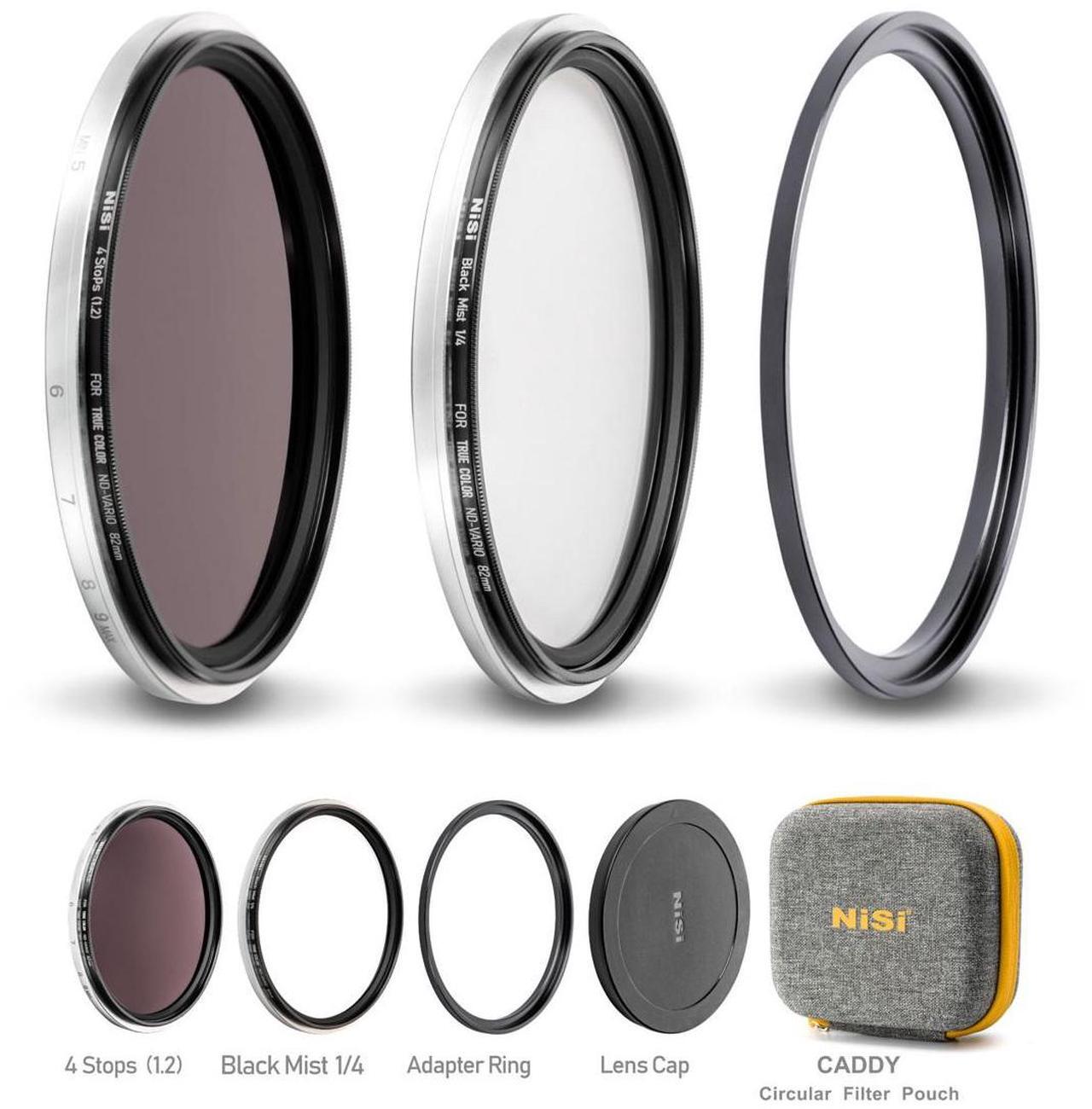 Alt view image 2 of 7 - NiSi Swift Add On Kit w/ND16 4 Stop & Black Mist 1/4 Filter for 95mm Swift VND
