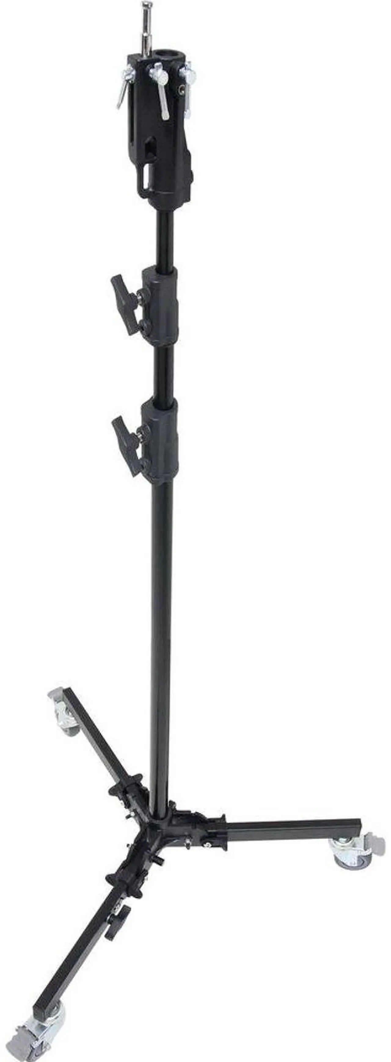 Main image of Kupo 4-Section Aluminum Studio Roller Stand with Casters, 9.7', Black #KS301612
