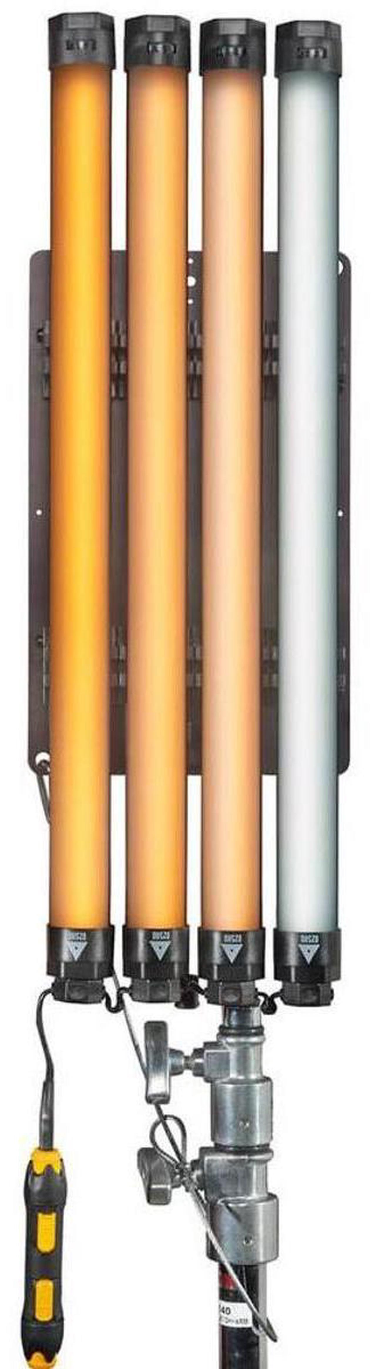 Alt view image 2 of 3 - Quasar Science Quad T8 QuasarPlate, Holds up to Four T8 Linear LED Lamps #QMP4T8