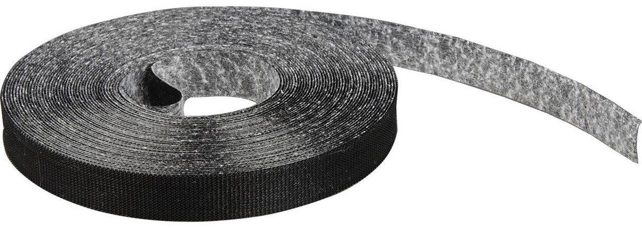 Alt view image 6 of 6 - Rip-tie Hook-and-Loop Cable Tie Black  Polyester/Polyethylene  G-05-030-BK