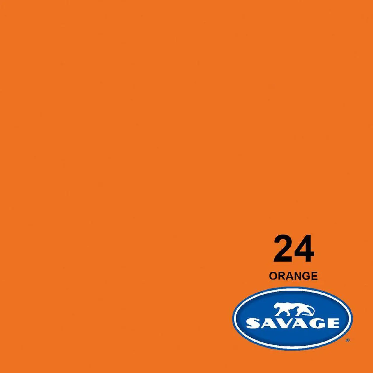 Alt view image 2 of 5 - Savage Widetone Seamless Background Paper, 86" wide x 36' Orange, #24