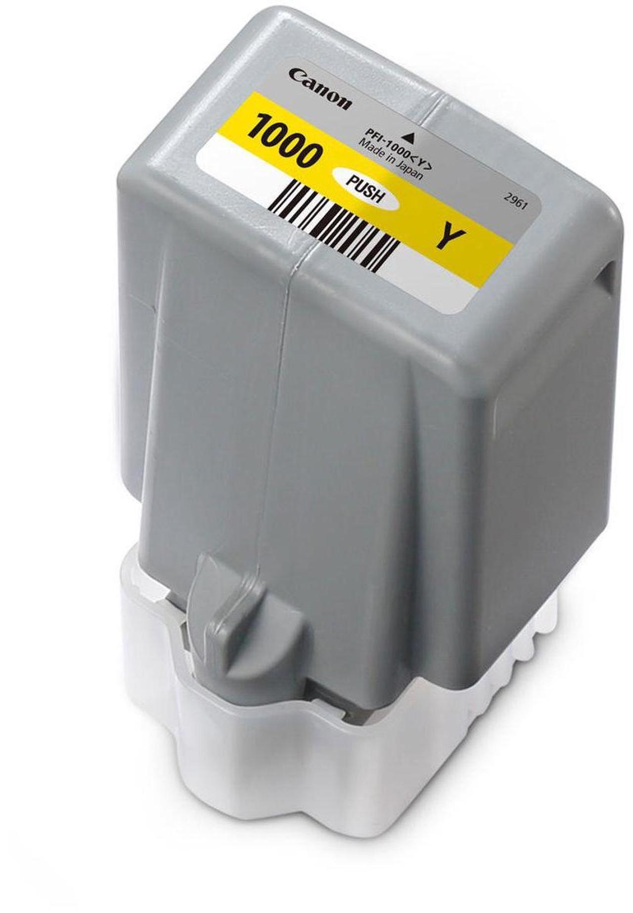 Alt view image 8 of 8 - Canon PFI-1000 Y LUCIA PRO Yellow Ink Tank (80ml)