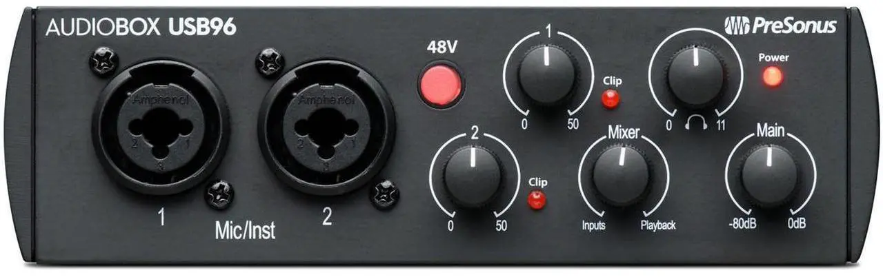 Alt view image 19 of 20 - PreSonus AudioBox 96 USB 2.0 Audio Recording Interface