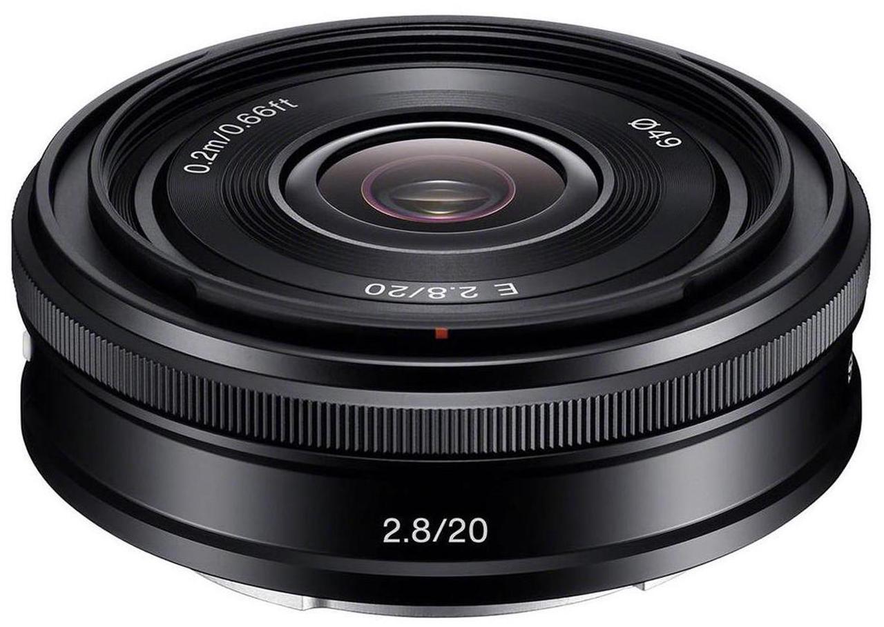 Main image of Sony E 20mm f/2.8 Lens for Sony E, Black with PC Software and Accessories Kit