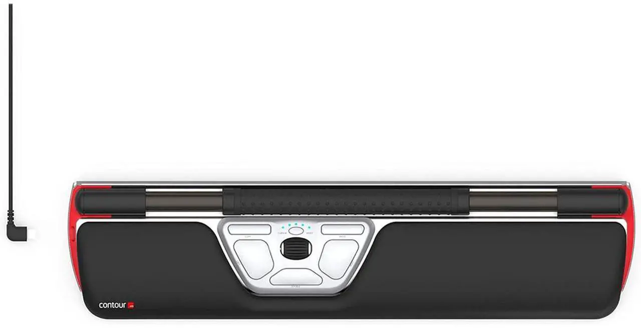 Alt view image 5 of 6 - Contour Design Ultimate Workstation RollerMouse Red & Balance Keyboard - CDRMREDUS10113