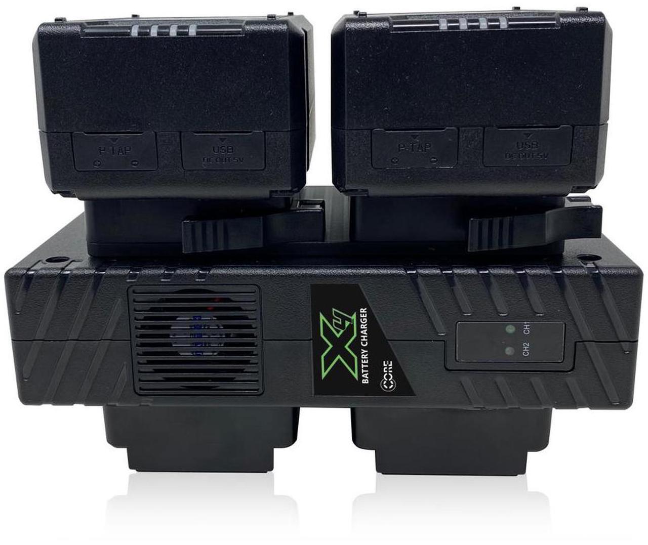 Alt view image 5 of 6 - Core SWX GP-X4S V-Mount Quad Charger for Micro Style Battery Pack
