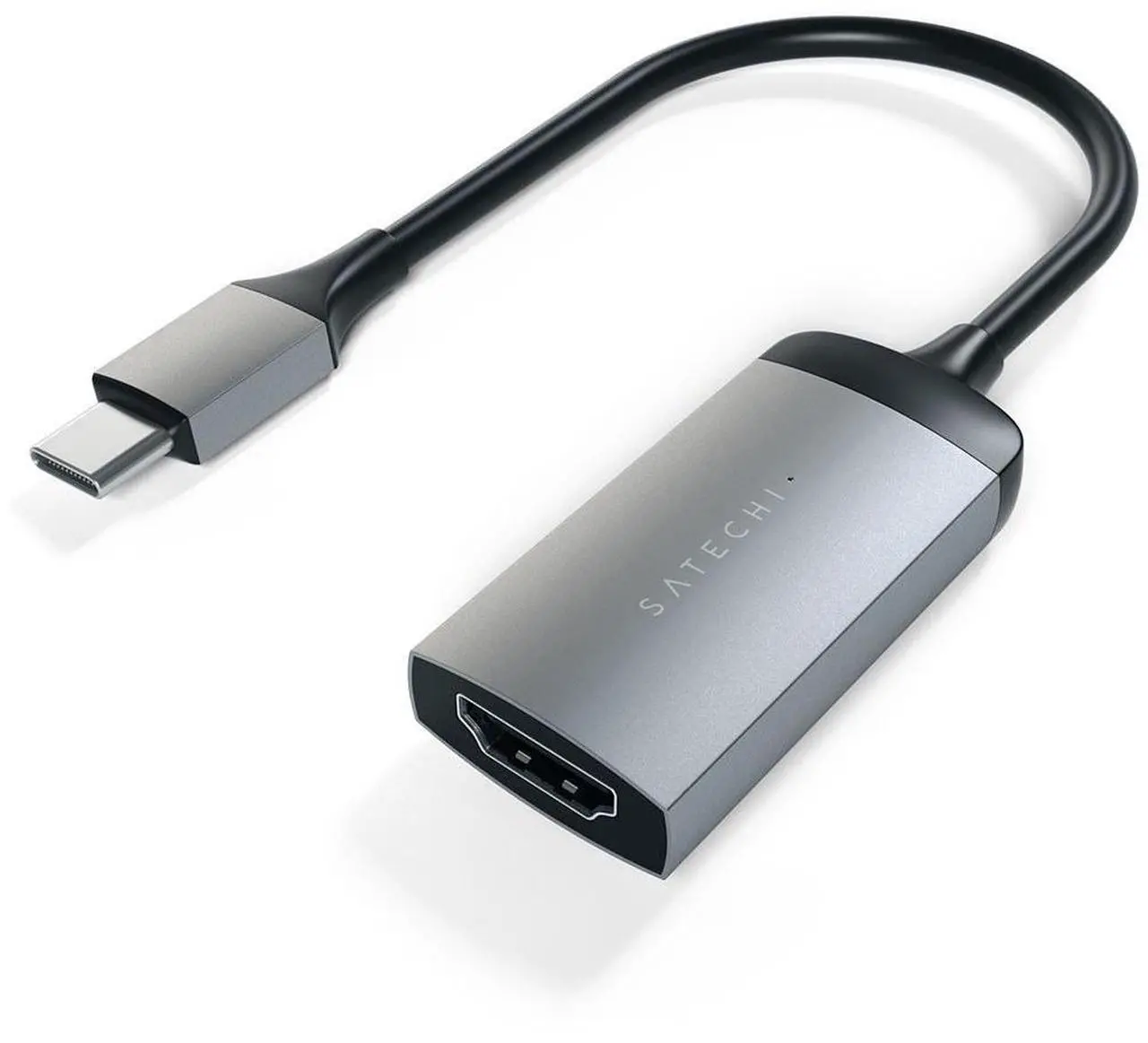 Alt view image 9 of 15 - Satechi Type-C HDMI Adapter 4K (60Hz) (Compatible with MacBook Pro, MacBook Air 2018 or later, iPad Pro, MacBook 2015 or later, Microsoft Surface Go, etc.) (Space Gray)