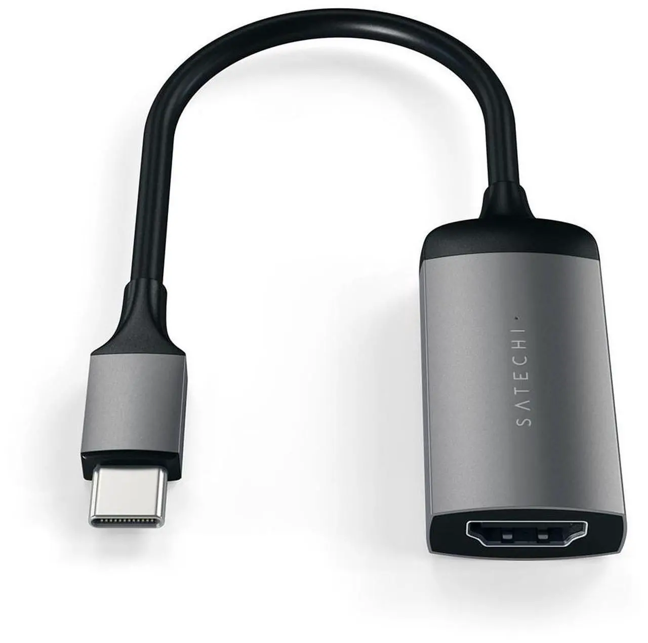 Alt view image 14 of 15 - Satechi Type-C HDMI Adapter 4K (60Hz) (Compatible with MacBook Pro, MacBook Air 2018 or later, iPad Pro, MacBook 2015 or later, Microsoft Surface Go, etc.) (Space Gray)