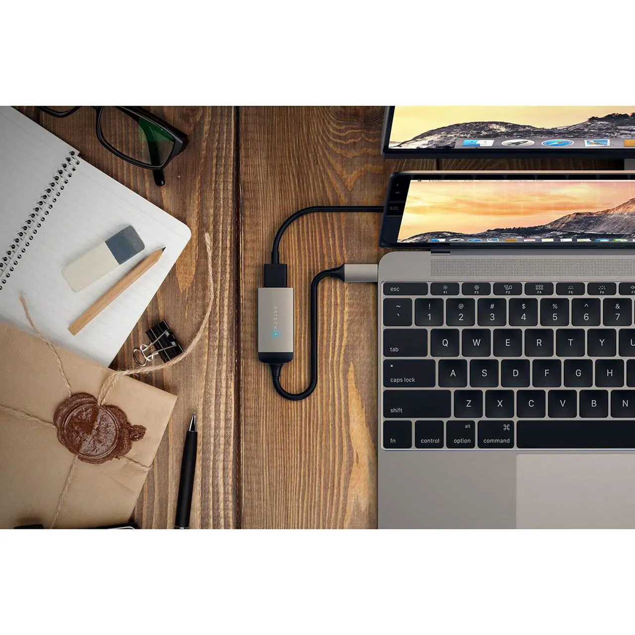 Alt view image 15 of 15 - Satechi Type-C HDMI Adapter 4K (60Hz) (Compatible with MacBook Pro, MacBook Air 2018 or later, iPad Pro, MacBook 2015 or later, Microsoft Surface Go, etc.) (Space Gray)