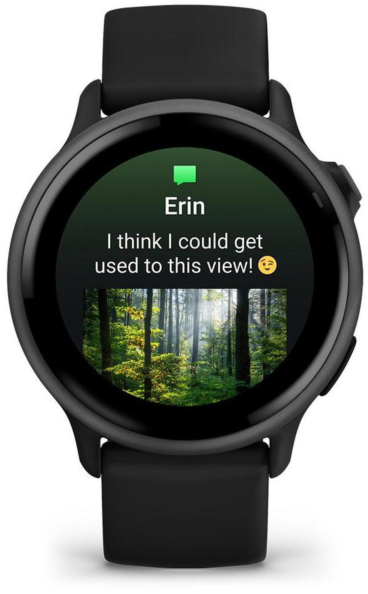 Alt view image 6 of 9 - Garmin vívoactive® 6, Health and Fitness GPS Smartwatch, AMOLED Display, Up to 11 Days of Battery, Slate with Black Band
