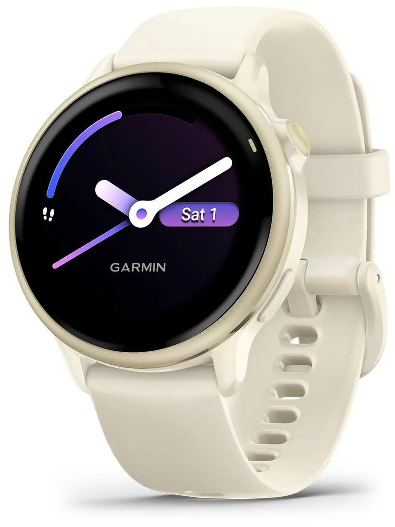 Alt view image 3 of 9 - Garmin vívoactive® 6, Health and Fitness GPS Smartwatch, AMOLED Display, Up to 11 Days of Battery, Lunar Gold with Bone Band